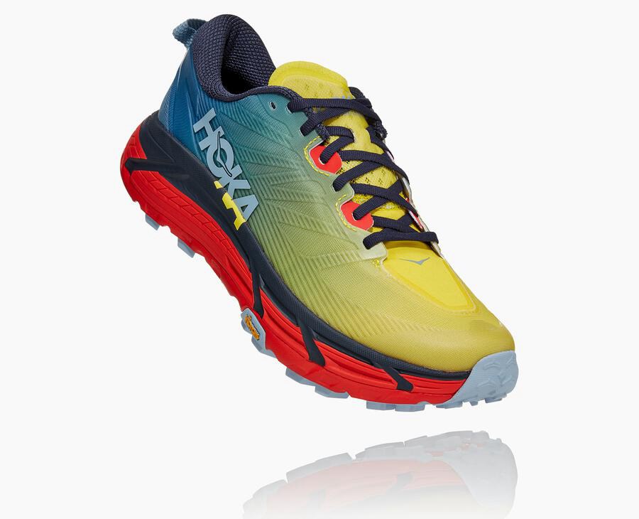 Hoka Mens Trail Shoes NZ - Hoka Mafate Speed 3 Blue (FLW980752)